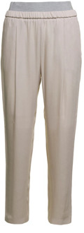 Slim-fit Trousers Fabiana Filippi , White , Dames - M,S,Xs