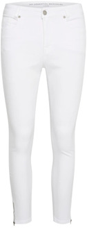Slim-fit Trousers My Essential Wardrobe , White , Dames - W27,W28,W35,W30,W26,W32,W34,W24,W25,W29,W33,W31
