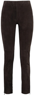 Slim-fit Trousers P.a.r.o.s.h. , Brown , Dames - M