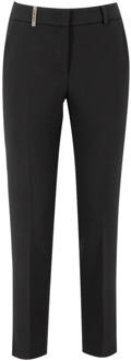 Slim-fit Trousers Peserico , Black , Dames - XS