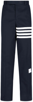 Slim-fit Trousers Thom Browne , Blue , Heren - Xl,L
