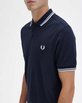 Slim Fit Twin Tipped Piqué Shirt - Heren - maat XXL