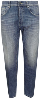 Slim Fit Wortel Jeans Dondup , Blue , Heren - W31,W30,W32,W36,W33,W34,W29,W35