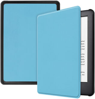 Slim Hard Case Booktype Amazon Kindle 10 tablethoes - Lichtblauw