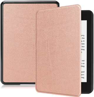 Slim Hard Case Booktype Amazon Kindle Paperwhite 4 tablethoes - Rosé Goud