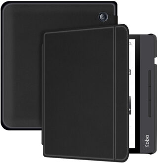 Slim Hard Case Booktype Kobo Libra H2O tablethoes - Zwart