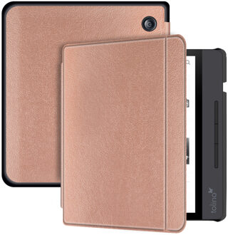 Slim Hard Case Booktype Tolino Vision 5 tablethoes - Rosé Goud