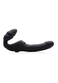 Slim Rider - Ribbed Vibrerende Strapless Strap-On - Slim Rider - Ribbed Vibrerende Strapless Strap-On