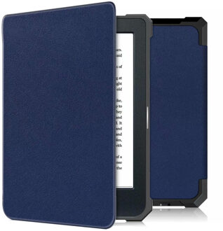 Slim Soft Case Booktype Kobo Nia tablethoes - Donkerblauw