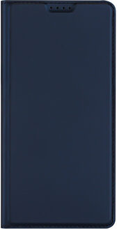 Slim Softcase Bookcase voor de Honor 90 Pro - Donkerblauw