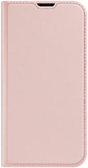 Slim Softcase Bookcase voor de iPhone 14 Pro Max - Rosé Goud