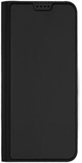 Slim Softcase Bookcase voor de Motorola Edge 40 Pro - Zwart