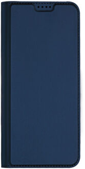 Slim Softcase Bookcase voor de Nokia C2 2nd Edition - Donkerblauw