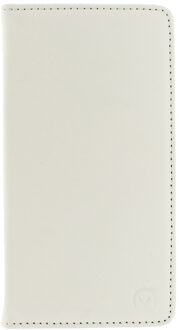 Slim Wallet Book Case Samsung Galaxy Alpha White