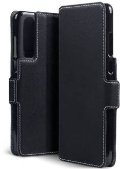 slim wallet hoes - Huawei P30 - Zwart