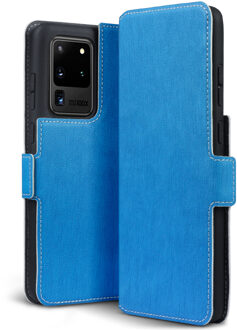 slim wallet hoes - Samsung Galaxy S20 Ultra - Lichtblauw