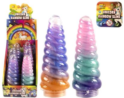 Slime putty unicorn rainbow 13cm verschillende