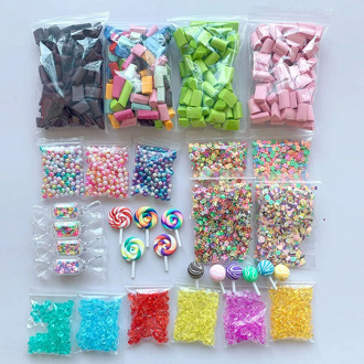 Slime Supplies Kit Foam Beads Charms Styrofoam Balls Tools For DIY Slime Making Kids Toys Toys For Children Juguetes para ninos
