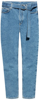 Slimfit-jeans Off White , Blue , Heren - W30