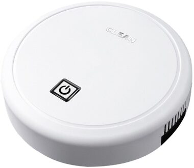 Slimme Automatische Robot Vacuum Cleaning Machine Intelligente Vloer Vegen Dust Catcher Tapijt Reiniger Voor Thuis Automatische Reiniging wit