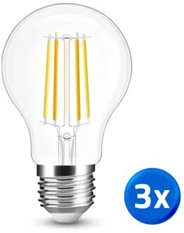Slimme filament led lamp van milight - dual white 7w e27 fitting - a60 model voordeelset van 3