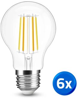 Slimme filament led lamp van milight - dual white 7w e27 fitting - a60 model voordeelset van 6