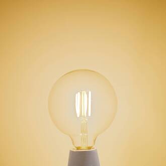 slimme LED lamp helder E27 G125 7W Tuya WLAN CCT duidelijk