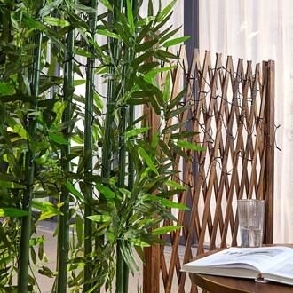 Slimme LED lichtketting Liezel, 300 cm, RGB, Tuya donkergroen, zwart, transparant