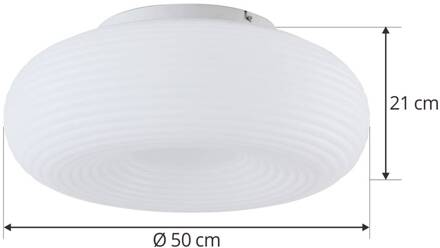 Slimme LED plafondlamp Bolti, wit, RGBW, CCT, Tuya wit berijpt