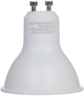 Slimme LED reflectorlamp GU10 840 kunststof 7W Tuya WLAN opaal wit mat
