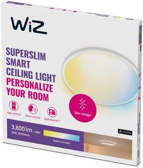 Slimme Plafondlamp Superslim Wit ⌀55cm 32w