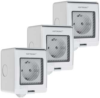 slimme stekker - extra plat Wit