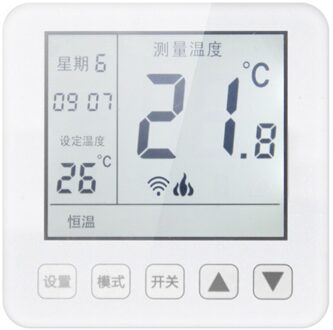 Slimme Thermostaat Wifi Draadloze Temperatuur Controller App Controles Elektrische Vloerverwarming Voor Warme Kamer Thermoregulator