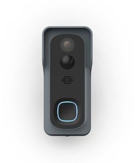 Slimme Video Deurbel - WiFi - Full HD 1080P - 140 graden kijkhoek - Bewegingsdetectie en 2-way audio - Inclusief ingebouwde oplaadbare batterij - Werkt met Google Home en Amazon Alexa