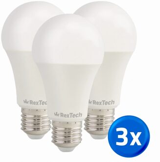Slimme wifi lamp 9 watt - e27 fitting - RGBWW multicolor en wit - 3-pack
