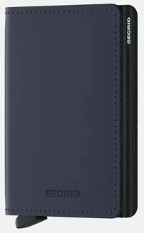 Slimwallet pasjeshouder matte nightblue