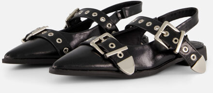 Slingbacks zwart Lak - 36,37,38,39,40,41,42