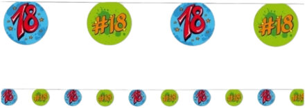 Slinger 18e verjaardag blauw/groen