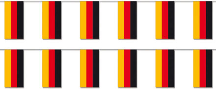 Slinger Duitsland - 2x - 400 cm - papier - vlag - landen thema - Duitse vlag