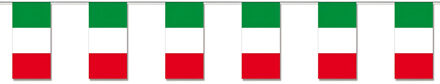 Slinger Italie - 400 cm - papier - vlag - landen thema - Italiaanse vlag