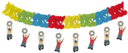 Slinger Met Onderhangers Buurman & Buurman - 4 Meter Multikleur - Print