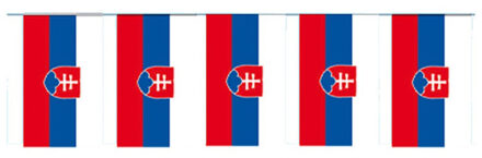 Slinger met Slowaakse vlaggetjes