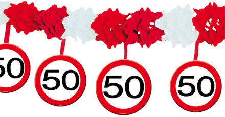 Slinger verkeersbord 50 Multikleur