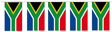 Slinger Zuid-Afrika - 400 cm - papier - vlag - landen thema - Zuid-Afrikaanse vlag