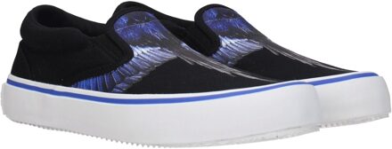 Slip-on Sneakers Met Vleugeldesign Zwart