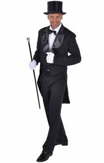 Slipjas zwart heren Cabaret half gevoerd