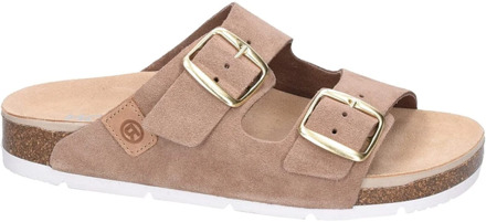 Slipper Dames Taupe