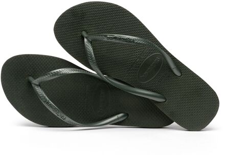 Slippers Flipflops Slim Groen - 33/34