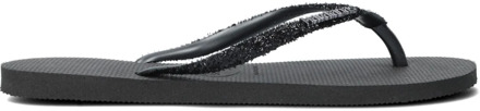 Slippers Havaianas , Black , Dames - 36 Eu,35 Eu,38 Eu,41 Eu,37 EU