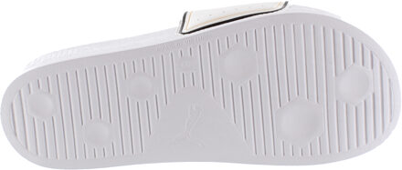 Slippers - Maat 38 - Unisex - wit/zwart/goud